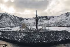Isar Aerospacen Spectrum on the pad at Andøya island.