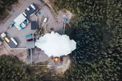 Isar Aerospace test stand at Esrange