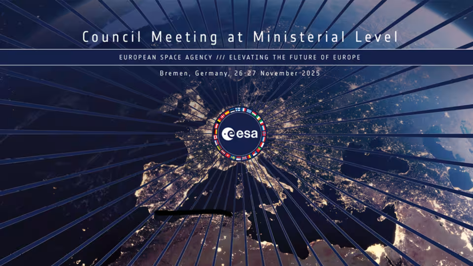 Ministerikokouksen tunnuskuva ESAn nettisivuilta