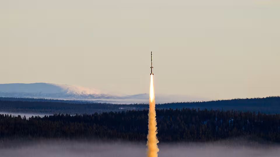 Mapheus rocket launched from ESRANGE in 2024