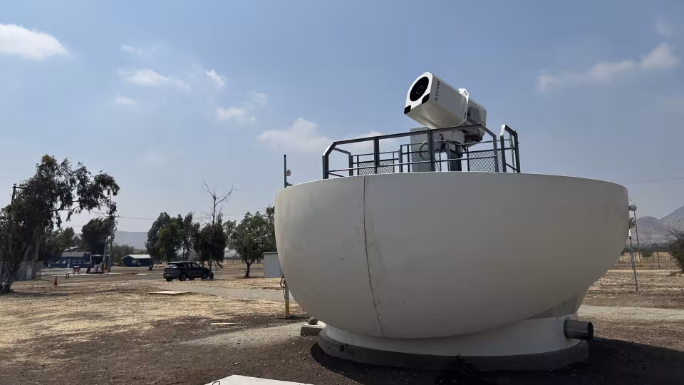 SSC Space laser station near Santiago