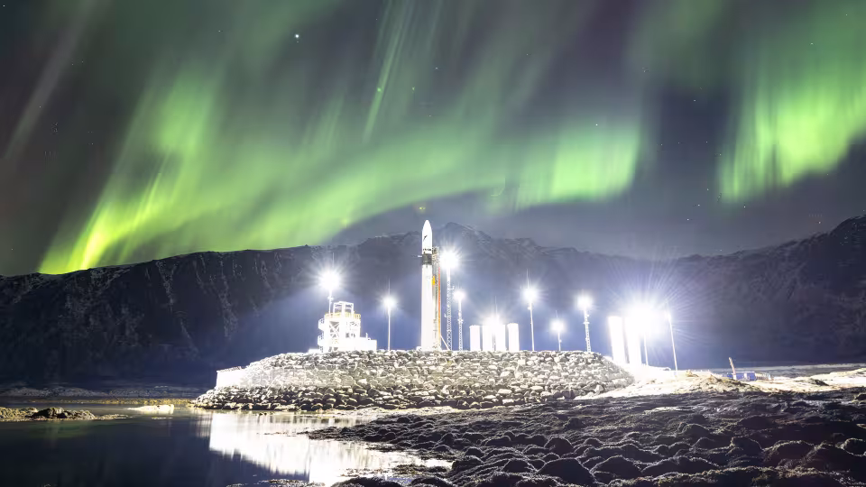 Isar Aerospace's Spectrum launcher in Andøya